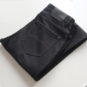 베를루티 빈티지 가을겨울 플리스 청바지