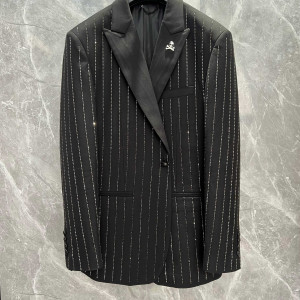 PP 중공 풀다이아 블랙 정장재킷