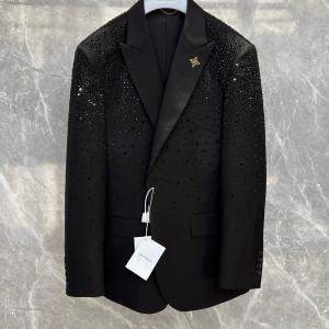 LV 블랙 다이아몬드 정장 재킷