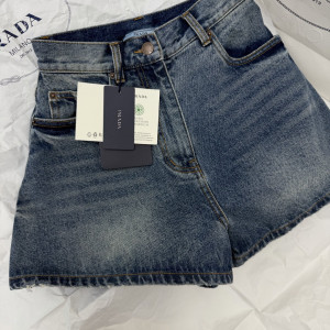 PRADA 빈티지 워싱 데님 반바지