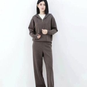 소호 울 후드 집업 상의