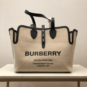 BURBERRY The Belt 캔버스 토트백