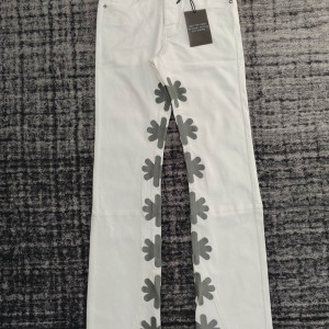 LOST SHDW 미국풍 스트릿 미세플레어 청바지